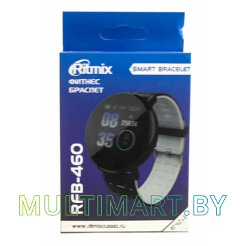 Фитнес-браслет Ritmix RFB-460 (черный/серый)